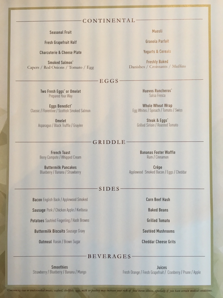 Luminae 14 days of menus Cruise Critic Message Board Forums